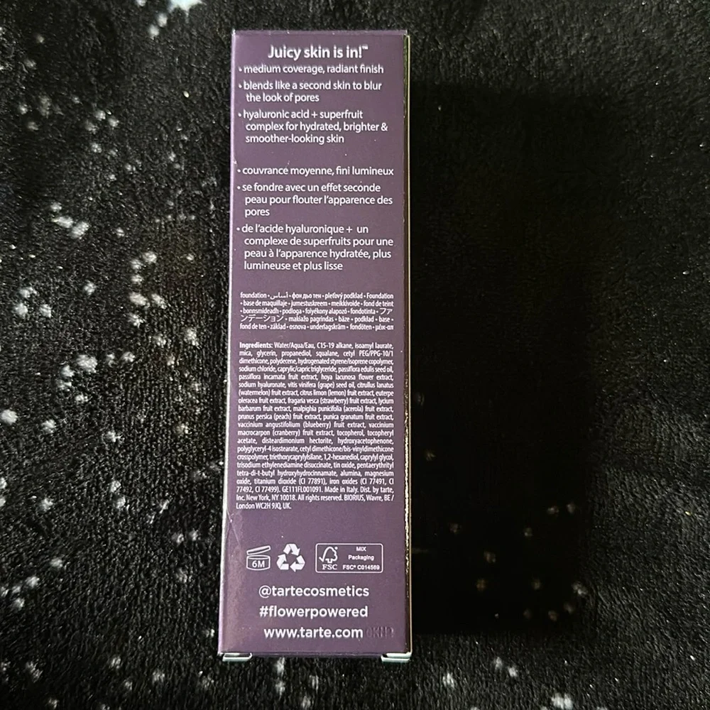 Tarte Maracuja Juicy Glow Foundation 16N Fair Light Neutral